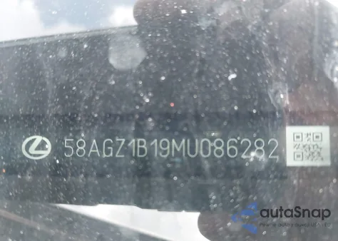 2021 Lexus Es 350 F Sport z USA, uszkodzony, nr VIN 58AGZ1B19MU086282